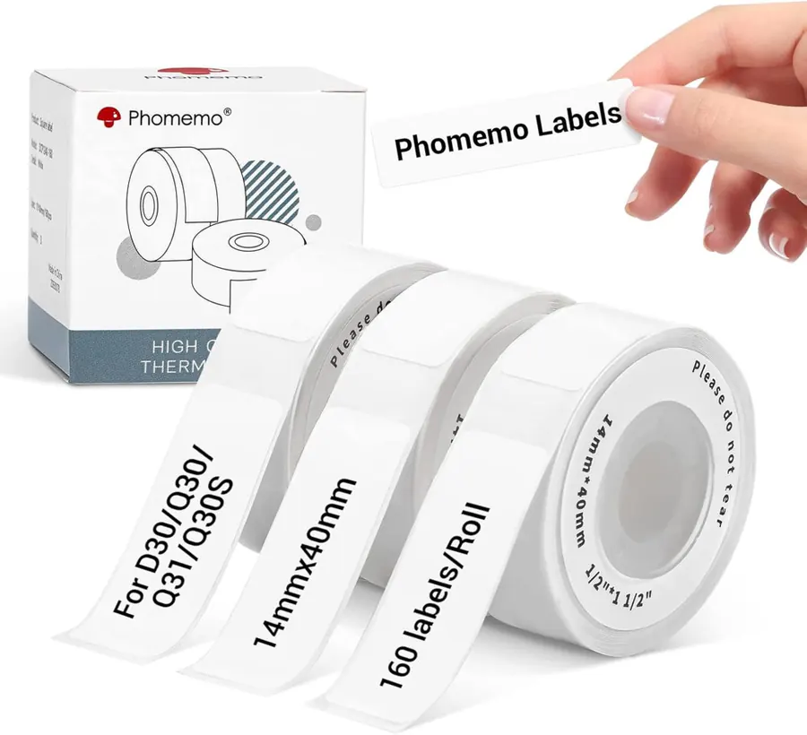 14×40 mm labels for D30